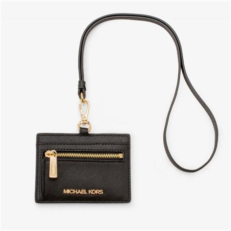 michael kors key lanyard|Michael Kors badge holder.